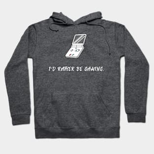 I'd Rather Be Gaming (White) Hoodie